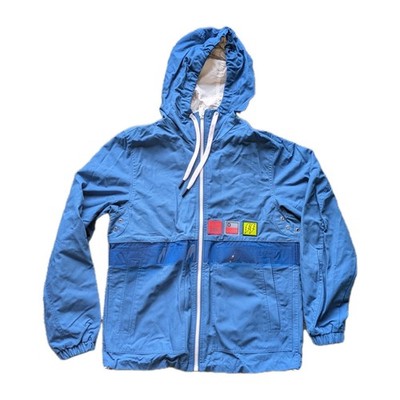Diesel J-Lines Jacket Mens Small S Blue Patches Tech 00SECI-J-LINE-0DAZL