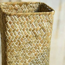 2X Rattan Flower Vase Bamboo Baskets Decoration Vases Flower Fruit Basket6028