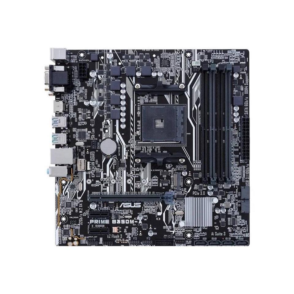 ASUS Prime B350M-A AMD B350 Mainboard Micro ATX Sockel AM4 #110300