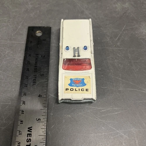 Matchbox / Lesney Series No. 55 or 73 White Mercury Police Car