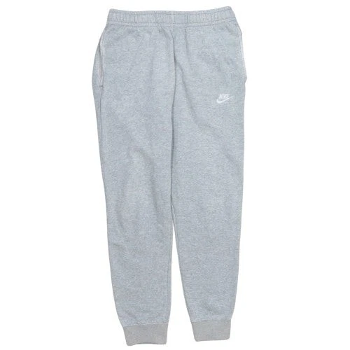 Nike Men’s Grey Small Fleece Sweatpants Joggers Elastic Waist
