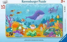 Rompecabezas Bandeja 15 Piezas Animales Jóvenes Bajo el Agua Ravensburger Nuevo