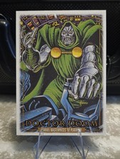 DOCTOR DOOM 2024 Marvel Masterpieces 92 Platinum Leather #26 0125