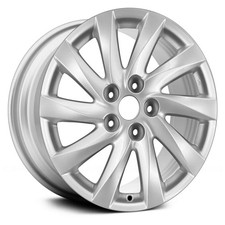 For Mazda 6 11-13 Alloy Factory Wheel 10 Turbine-spoke Silver 17x7 Alloy Factory
