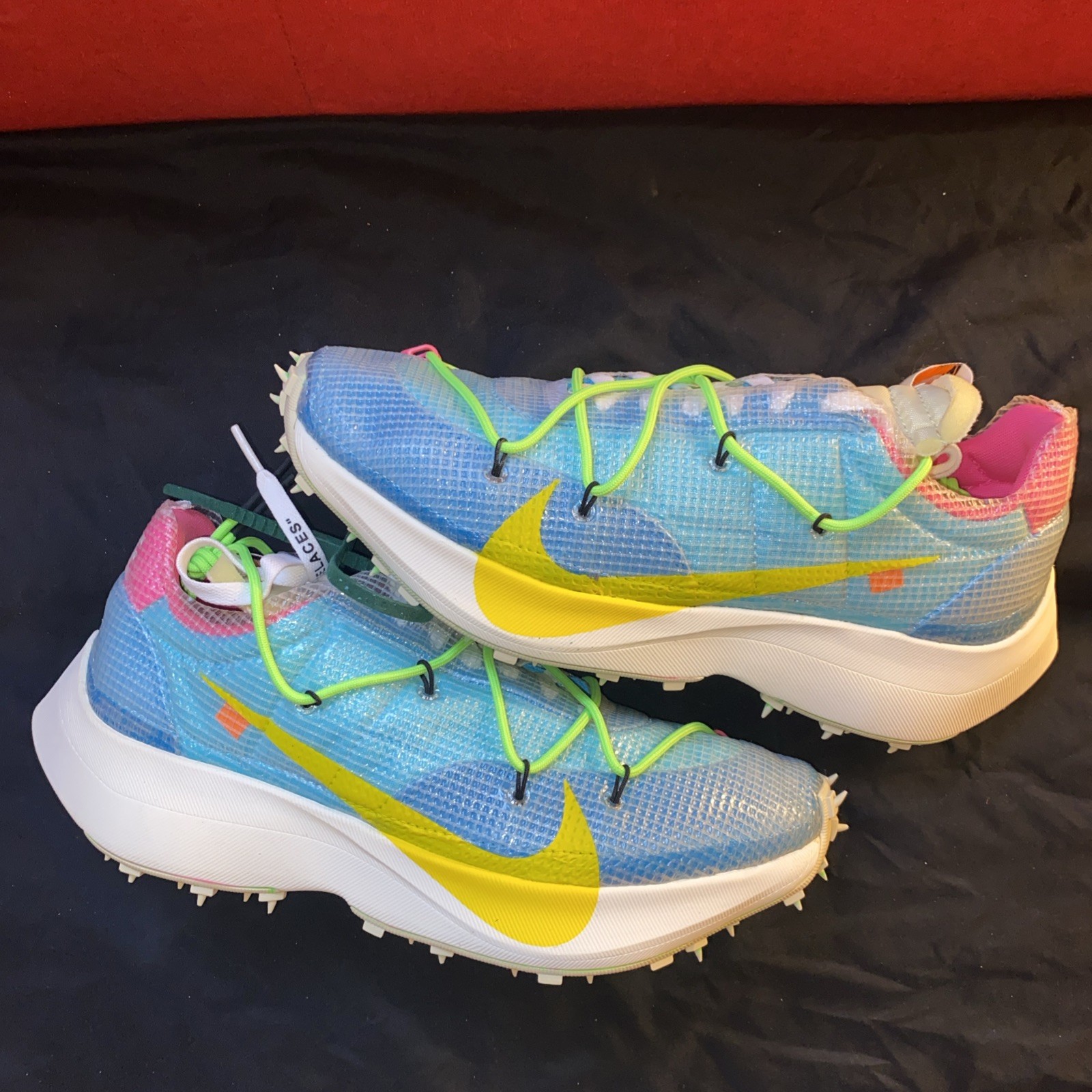 OFF WHITE X NIKE Taglia 13 Nike Off White x Vapor Street blu polarizzato con