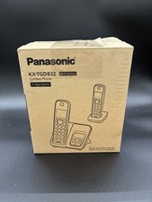 Panasonic Cordless Phone 2 Handsets KX-TGD832M Metallic Black -Answering Machine