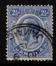 Jamaica 1912 1911 Arms King George V 2½d blue SG61 Used
