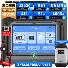 2025 XTOOL IP919 MAX J2534 ECU Programming Car Diagnostic Scanner Key Programmer