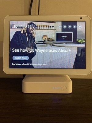 Battery Base for Echo Show 8 (Brand New/ Unopened) Color : White (Gen 1 & 2)  