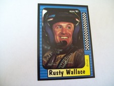 Rusty Wallace 1991 MAXX #2 NASCAR race card HOF