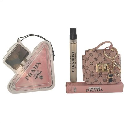 Prada Paradoxe Virtual Flower 10ml + Freshie & Mini Charm Set