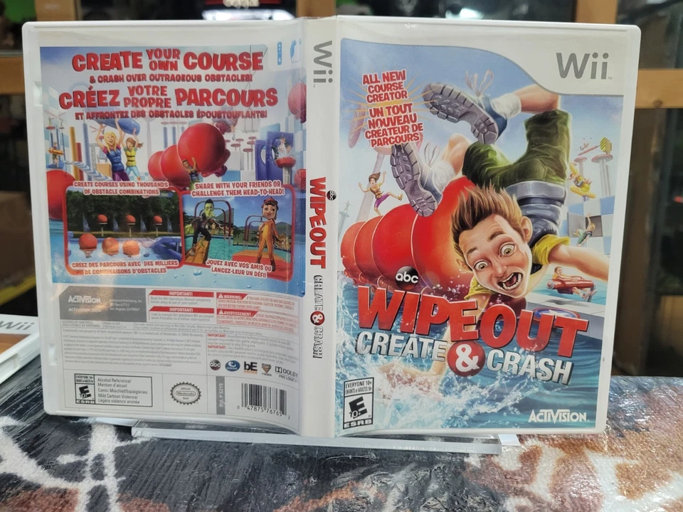 Wipeout Create & Crash Wii NoManual EN/FR Tested Free Shipping in Canada !! - Image 2 of 4