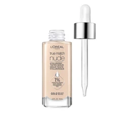 L'Oreal Paris True Match Nude Hyaluronic Tinted Serum Foundation with 1% Hyal...