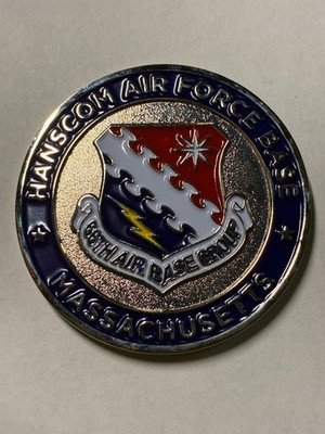 USAF Challenge Coin Hanscom AFB Massachusetts Base Network Operations SC Current