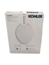 Kohler Layne Elongated Toilet Seat Quiet Close Quick Release NOB