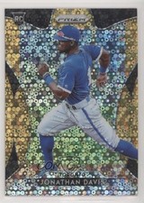 2019 Panini Prizm Tier II Neon Orange Donut Circle /150 Jonathan Davis #162 5i1