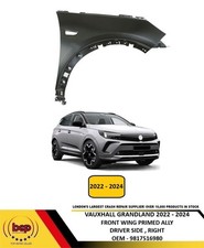 VAUXHALL GRANDLAND 2022 - 2024 FRONT WING DRIVERS SIDE FENDER PANEL RIGHT NEW