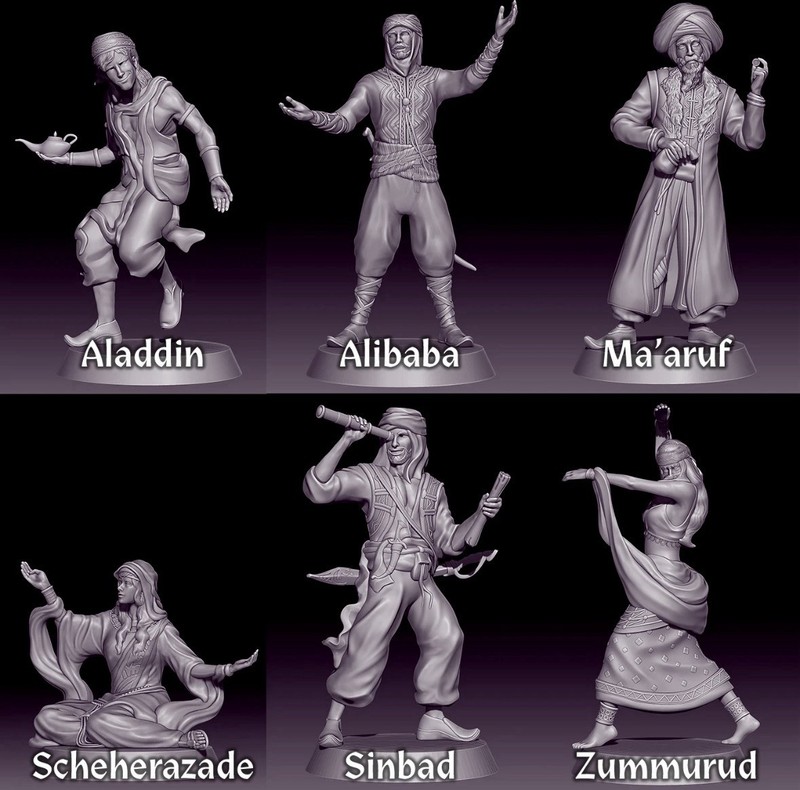 TALES OF THE ARABIAN NIGHTS 40TH Anniversary Gamefound Limited Edition Minis