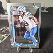 Topps Chrome Rookie 2025 Tate Ratledge #383 Detroit Lions NFL Football Card