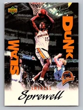 1997 Upper Deck Nestle Slam Dunk #SD23 Latrell Sprewell