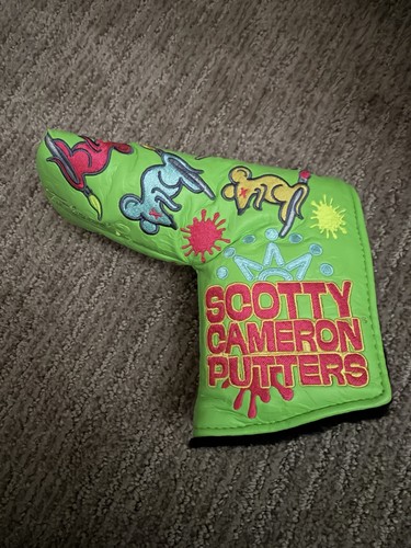 SCOTTY CAMERON Gallery Exclusive TOUR RAT PAINTER blade Headcover “Hot LIME"