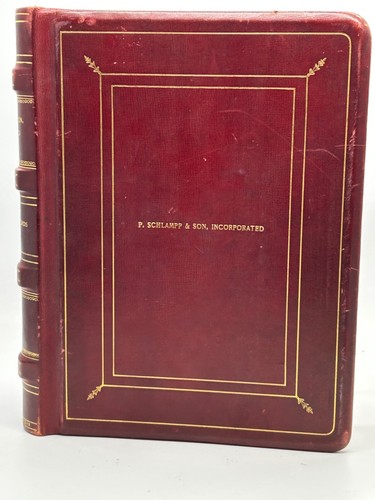 Antique 1923 Leather Bound Meeting Minutes Record Book The Corporation Trust Co.