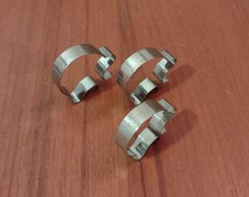 Vintage Bicycle Cable Holders 4-Pack Bike Cable Clip Clamps - 28.6
