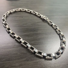 Los Castillo Taxco Sterling Necklace - 16” - Los Castillo signed Necklace 