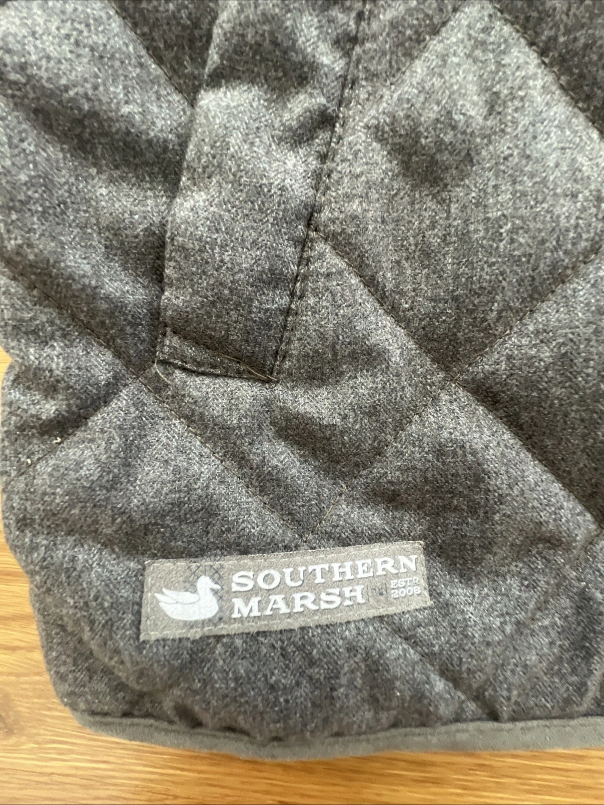 Southern Marsh Jacket Mens Ex Large Brown Quilted Full Zip Plaid Lined Outdoor - product detail image 2