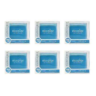 6 PACK JAPAN DIAX VICCOLOR SQUASH SCENT AIR FRESHENER JDM PRODUCTS