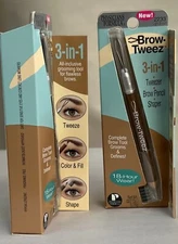 2 Physicians Formula 3-in-1 Tweezer - Eye Brow Pencil Light Brown 2233