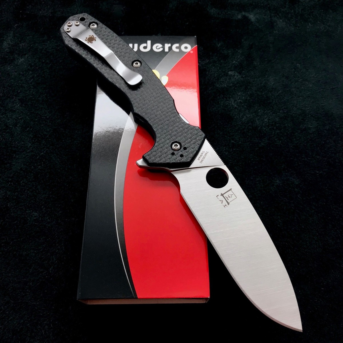 Spyderco Amalgam C234CFP Carbon Fiber Handle w/S30V Steel Blade 