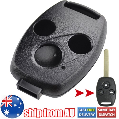 3Button Key Remote Case Shell Fob Car For Honda Civic Accord CRV ...