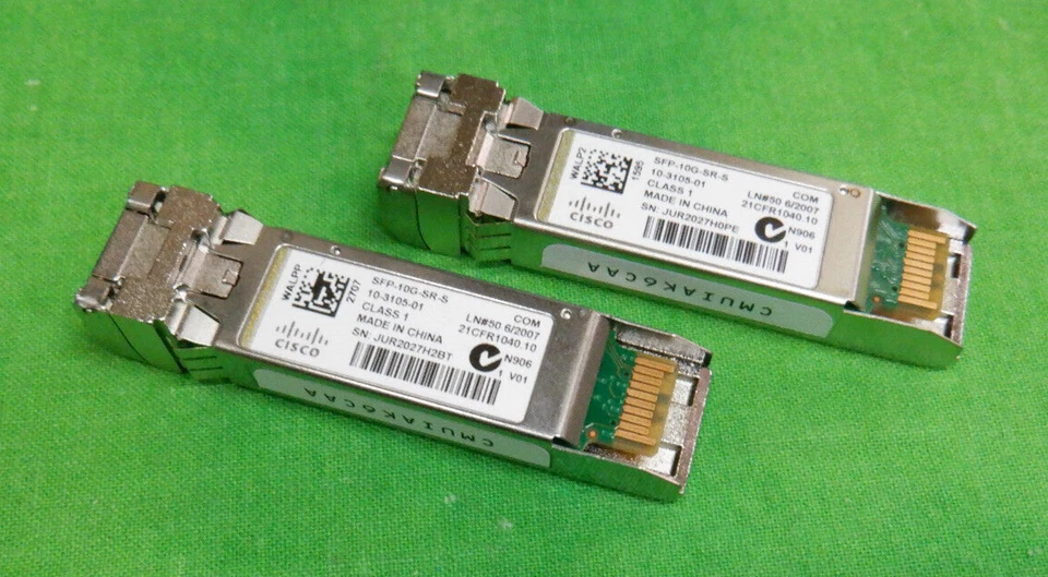 LOTE DE 10 HOLOGRAMAS Módulo Transceptor Cisco SFP-10G-SR-S 10-3105-01 Foto 4 de 4
