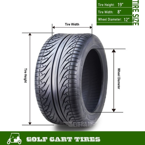Set 4 ROADGUIDER 215/3512 Golf Cart ATV Tires 215/35x12 4 Ply eBay
