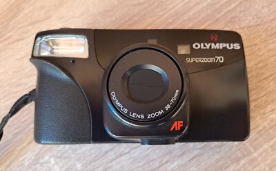 Olympus Superzoom 70 Quartz Date Point & Shoot Film Camera 