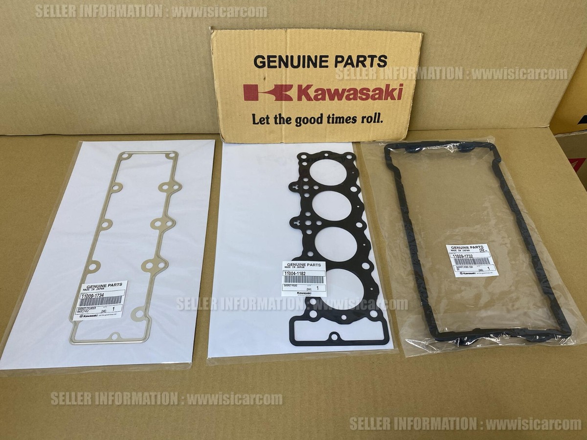 KAWASAKI ZXR400L ZX400L CYLINDER GASKET SET X3P 11004-1182 11009