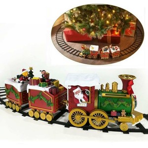Base Albero Natale.Treno Trenino Elettrico Natalizio Con Doni X Decorazione Base Albero Di Natale Ebay