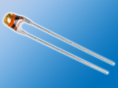 2x Thermistor Widerstand | NTCLE100E3103JB0 | Vishay | Temperatursensor | THT