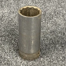 Vintage Snap-On S-360 1/2” Drive 1-1/8" 12PT Deep Socket