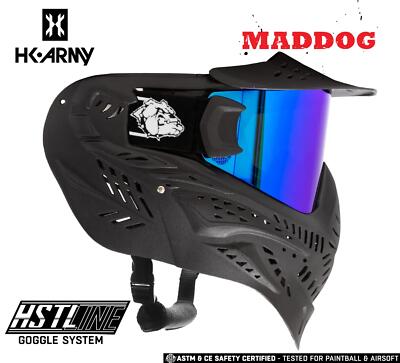 Maddog HK Army HSTL Paintball Mask Airsoft Goggle w/ Thermal Anti-Fog ICE Lens