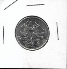AK1032:Canada 2009 Olympics Womens Ice Hockey Commemorative 25 Cent Quarter Coin