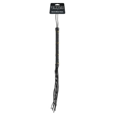 PD4402-00 PIPEDREAM Frustino Gatto a Nove Code Manico e Fibbie in Vera Pelle 