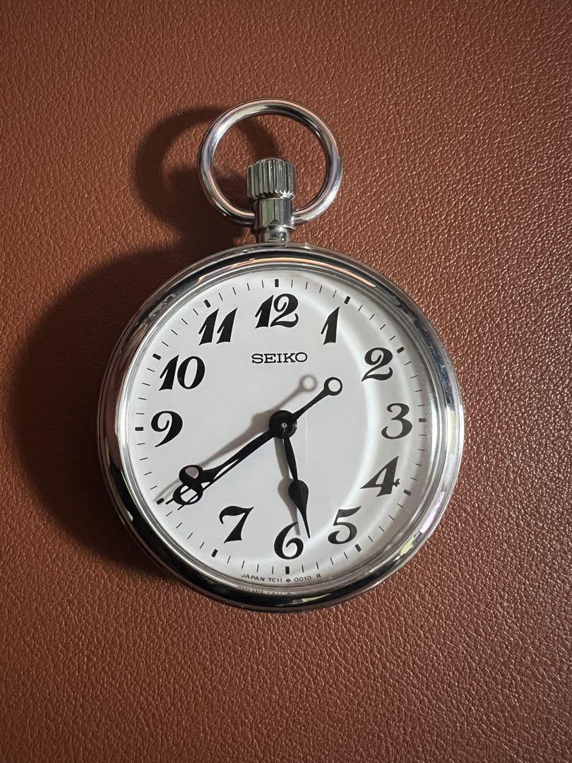 SEIKO Pocket Watch Railway 7C11-0010 ACRP | eBay