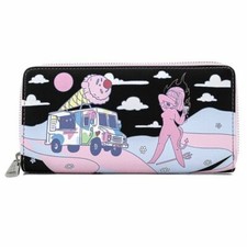 Camión de helados Loungefly Valfre Lucy billetera con cremallera - VLWA0001 - nuevo