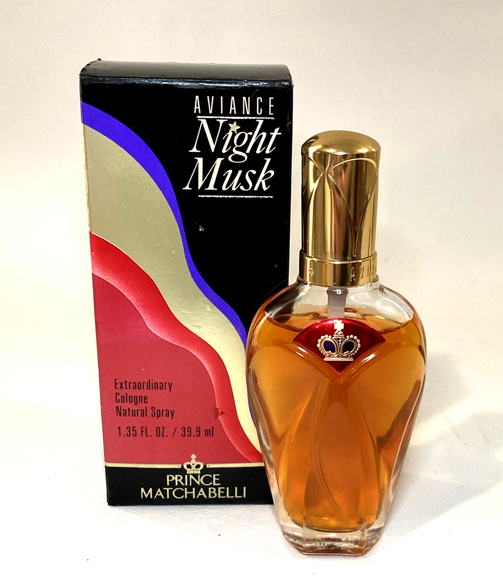 Vintage Prince Matchabelli Aviance Night Musk oz Cologne