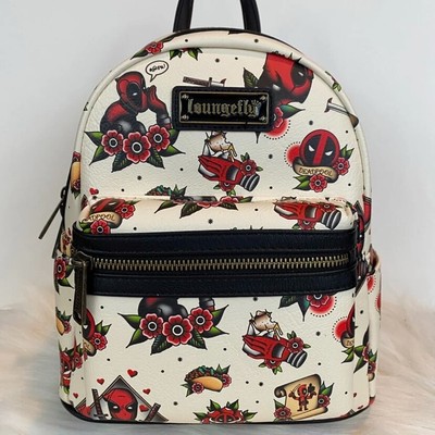loungefly deadpool mini backpack