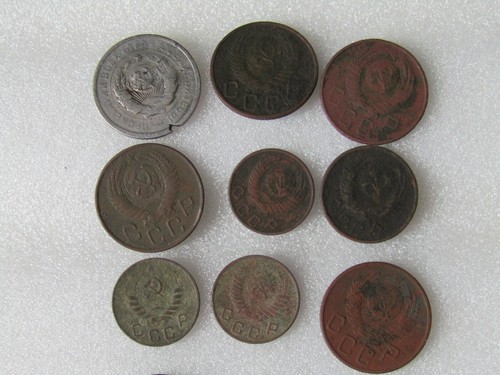 Sowjetische Münze UdSSR 10 15 20 Kopeken 1931 1932 1954 1953 1955 1946 1945 - Bild 5 von 6