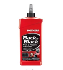 MOTHERS 06112 Back to Black Trim and Plastic Restorer - Rubber & Vinyl ( 12 oz)
