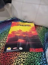Super Battletank Super Nintendo SNES Foldable Promo Poster Insert ONLY